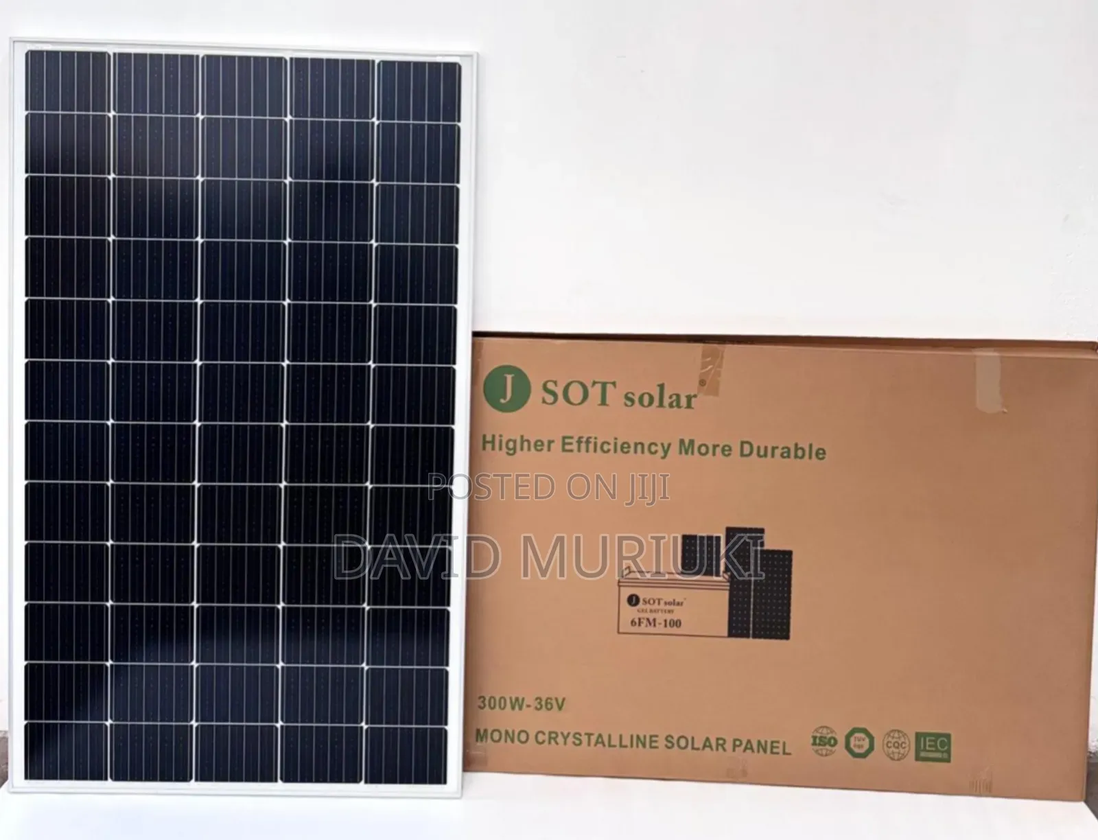 Higher Effeciency J Sot Solar 300w-36v