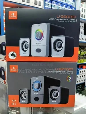 For Kisonli U2900bt Bluetooth/Aux Speaker With Subwoofer–2.1 Channels