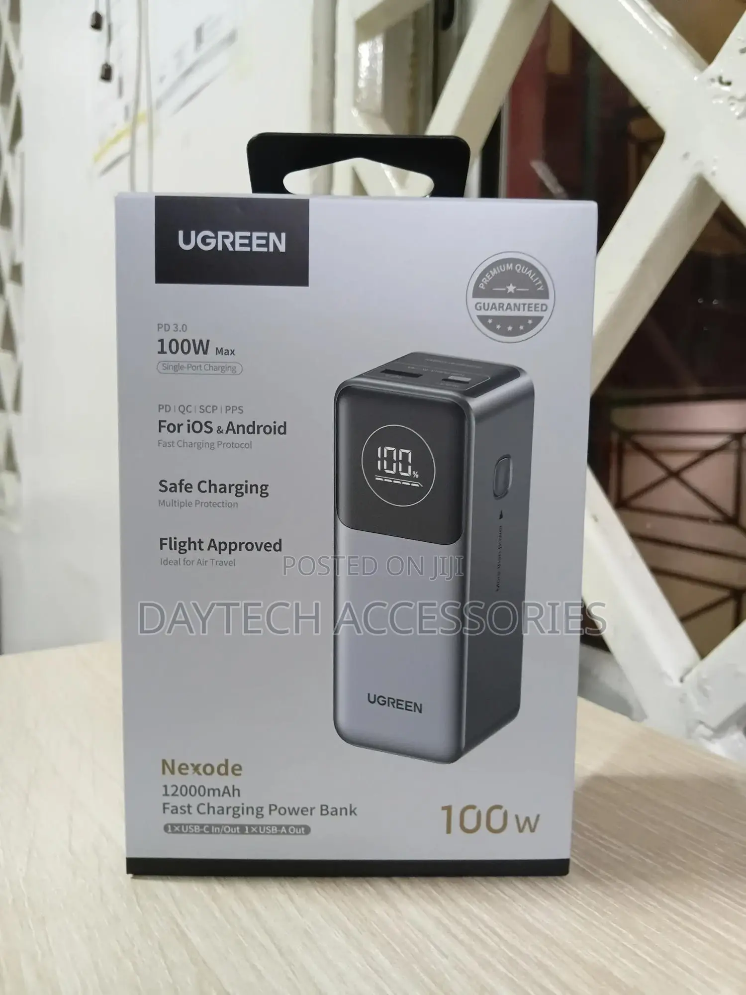 Ugreen - Nexode 100w 12000mah Power Bank Portable Charger for Laptops.