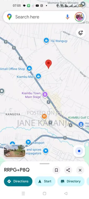 Quarter of an Acre Kiambu Town Behind Kiambu Mall 25m
