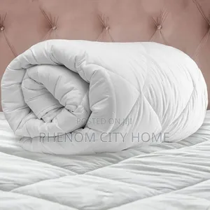 Grey Cotton Binded Duvet Set