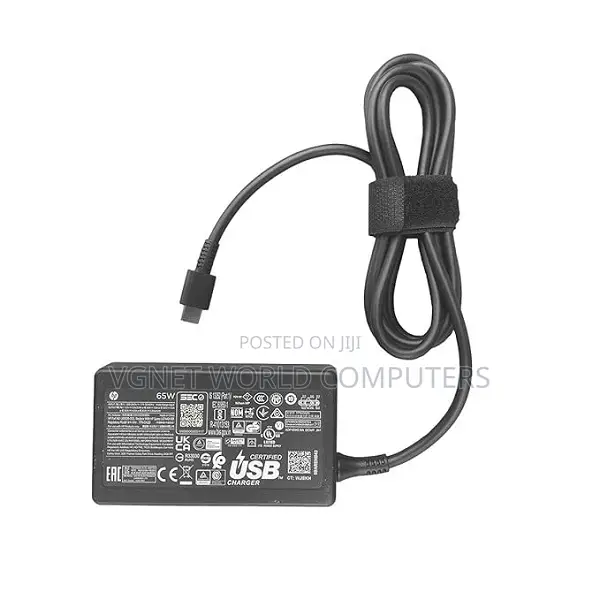 Hp Type C Charger 65w 20v by 3.25a