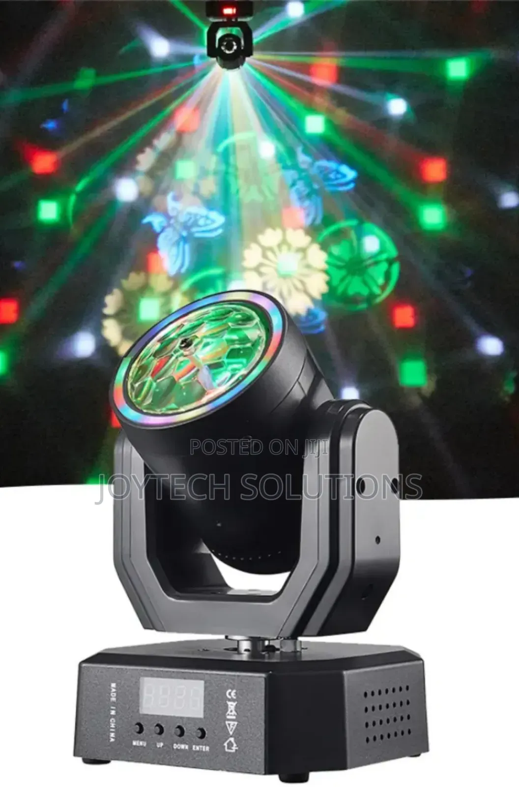 Haed Light With Laser Beam Light Colourful