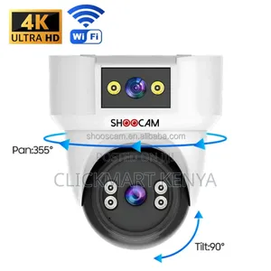 4g Dual Dome CCTV Camera 360° Remote CCTV Camera