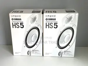 Hs5 Yamaha 5" Bi-Amplified Bass-Reflex Nearfield Studio Monitors Pair