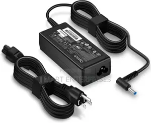 Charger Compatible With Hp Laptop Computer 65w 45w Smart Blue Tip