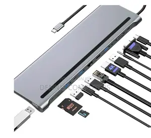 Vention Type C Multi-Function 12 in 1 Docking Station