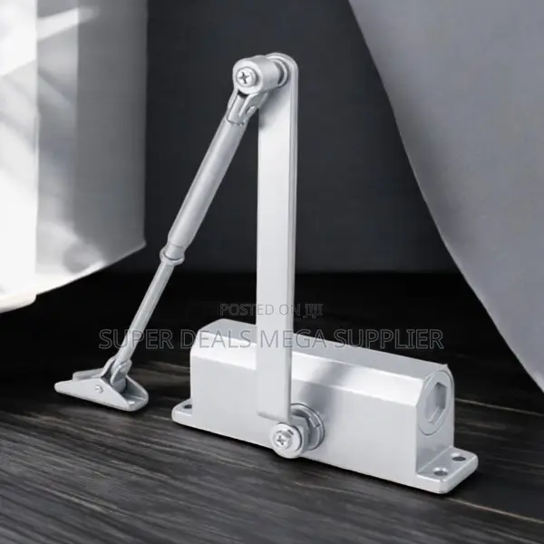 Automatic Door Closing Device With Adjustable Speed and Tension