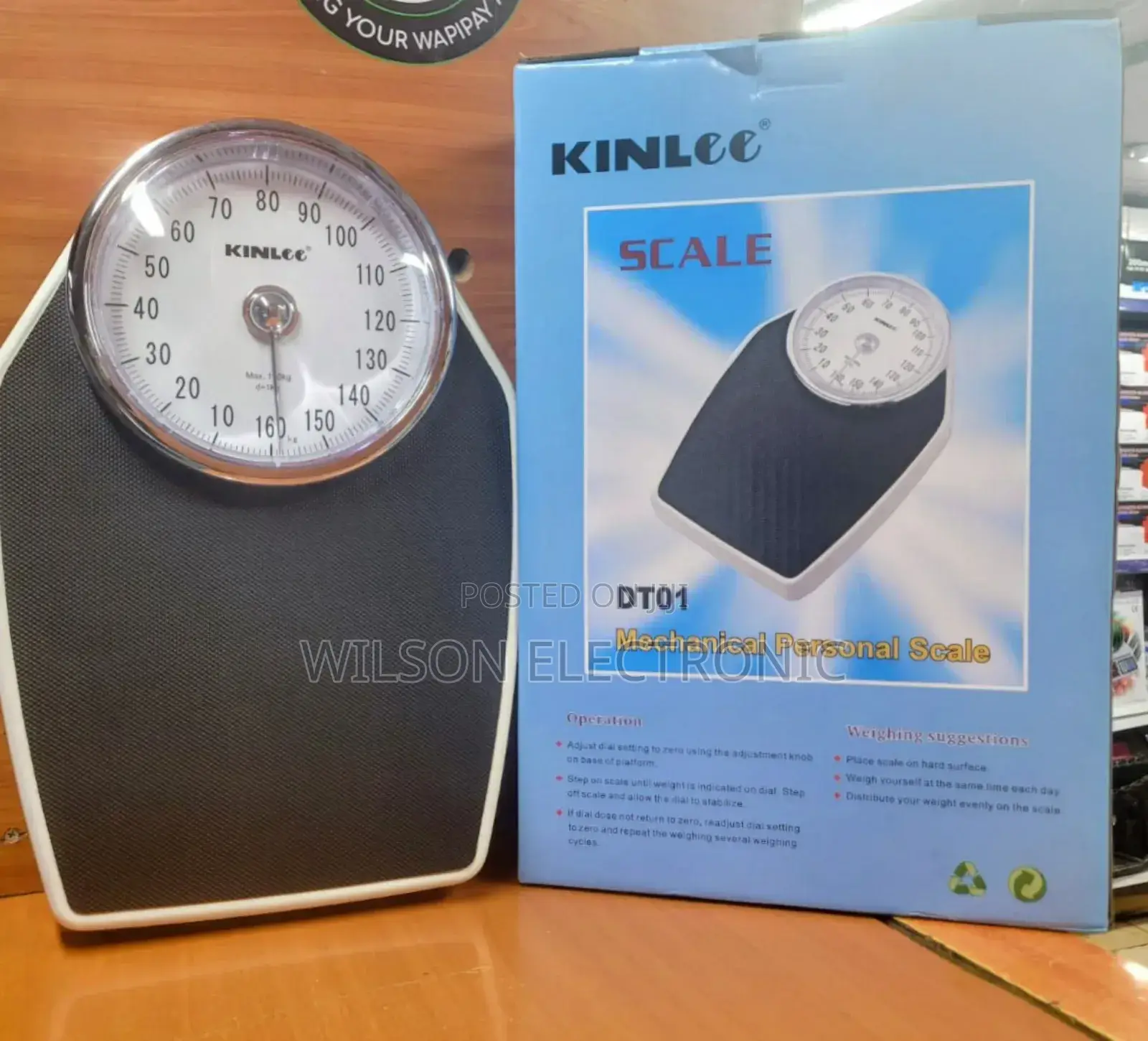 Mechanical Personal Scale. 160kg
