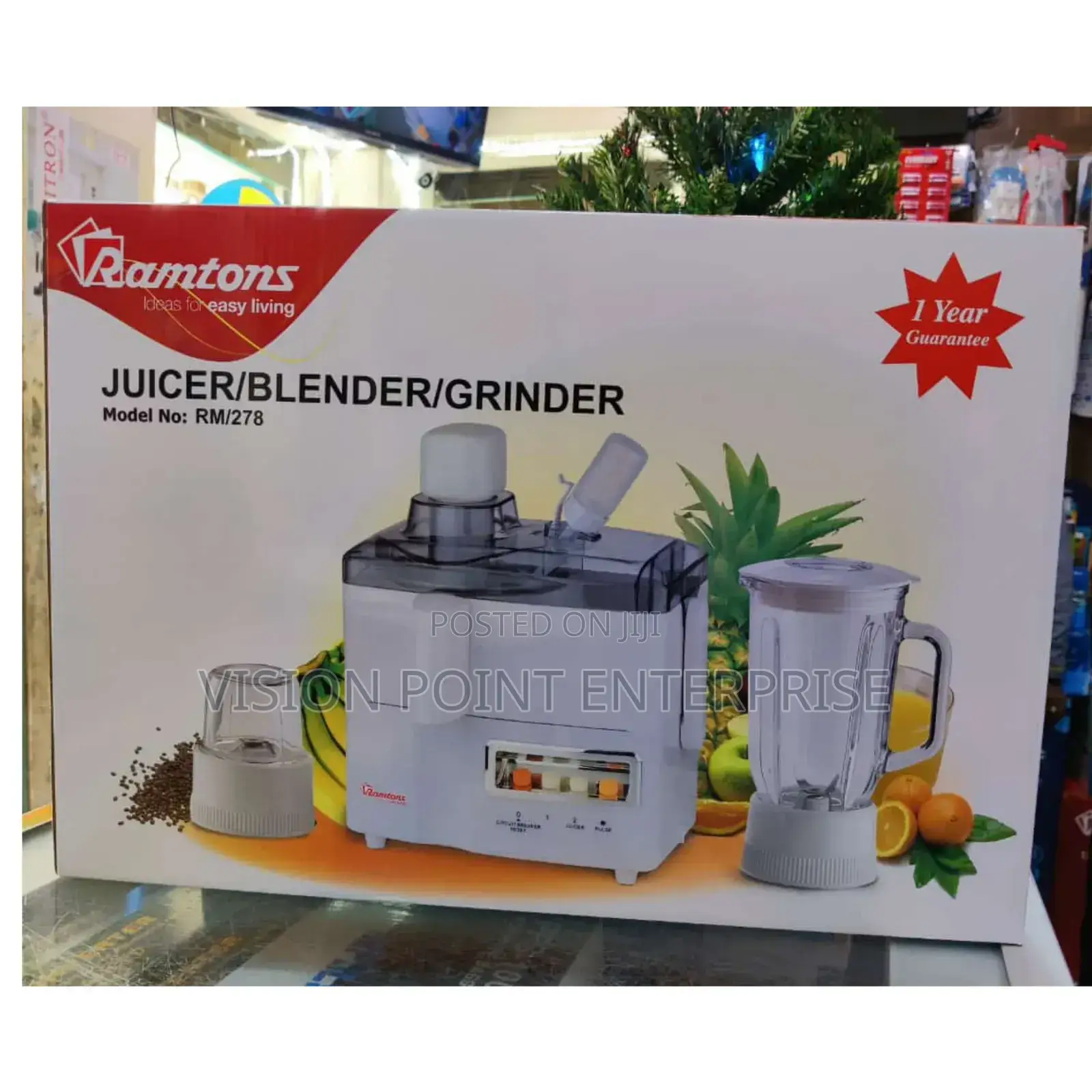 Ramtons 3in1 Juicer, Blender and Grinder