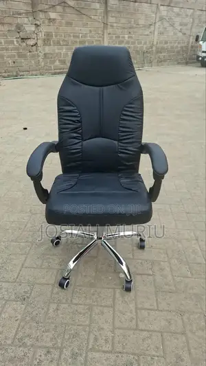 High Executive Leather Black Chair