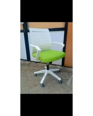 Modern Office Chair - Green and White