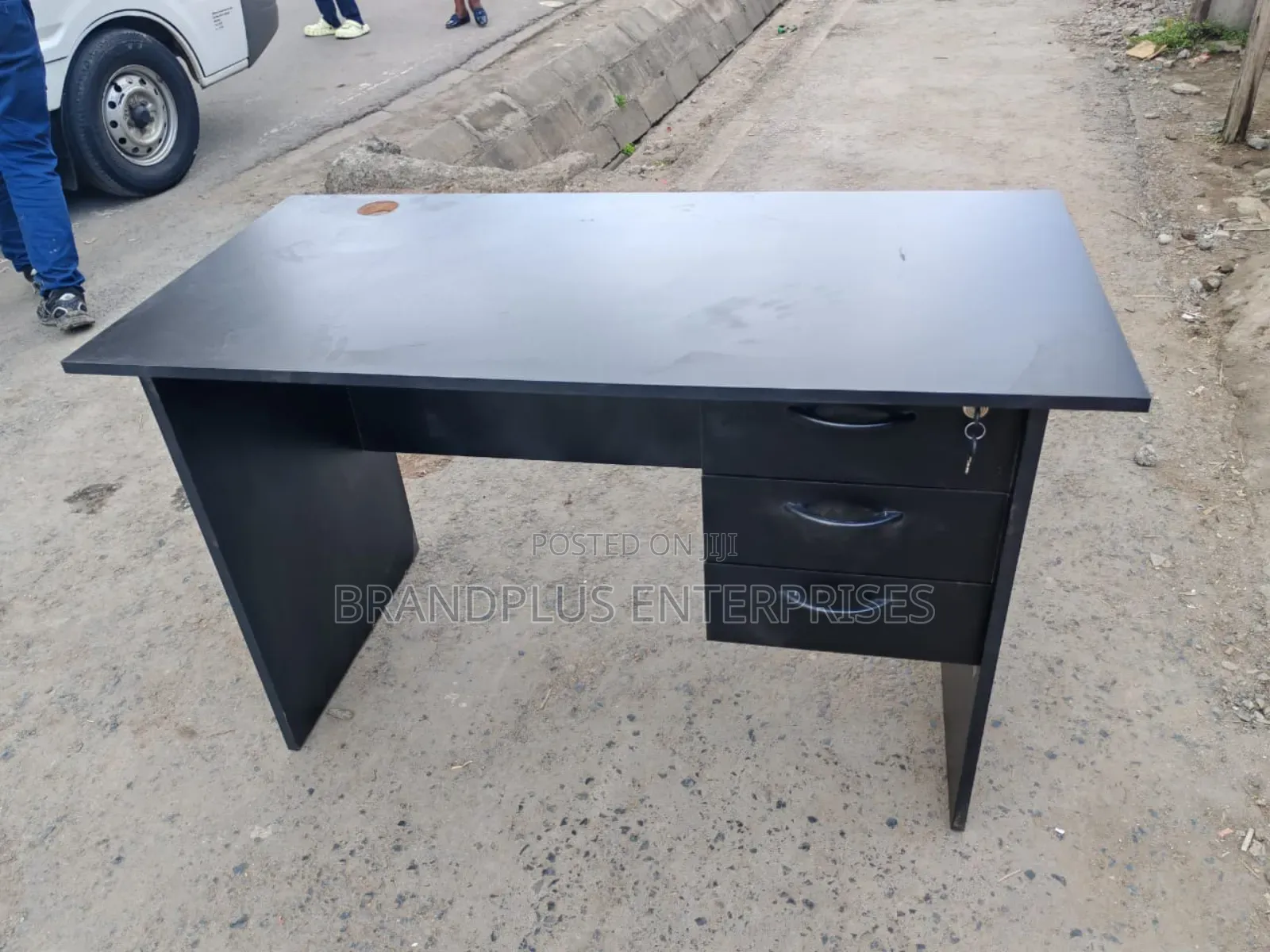Black Office Desk