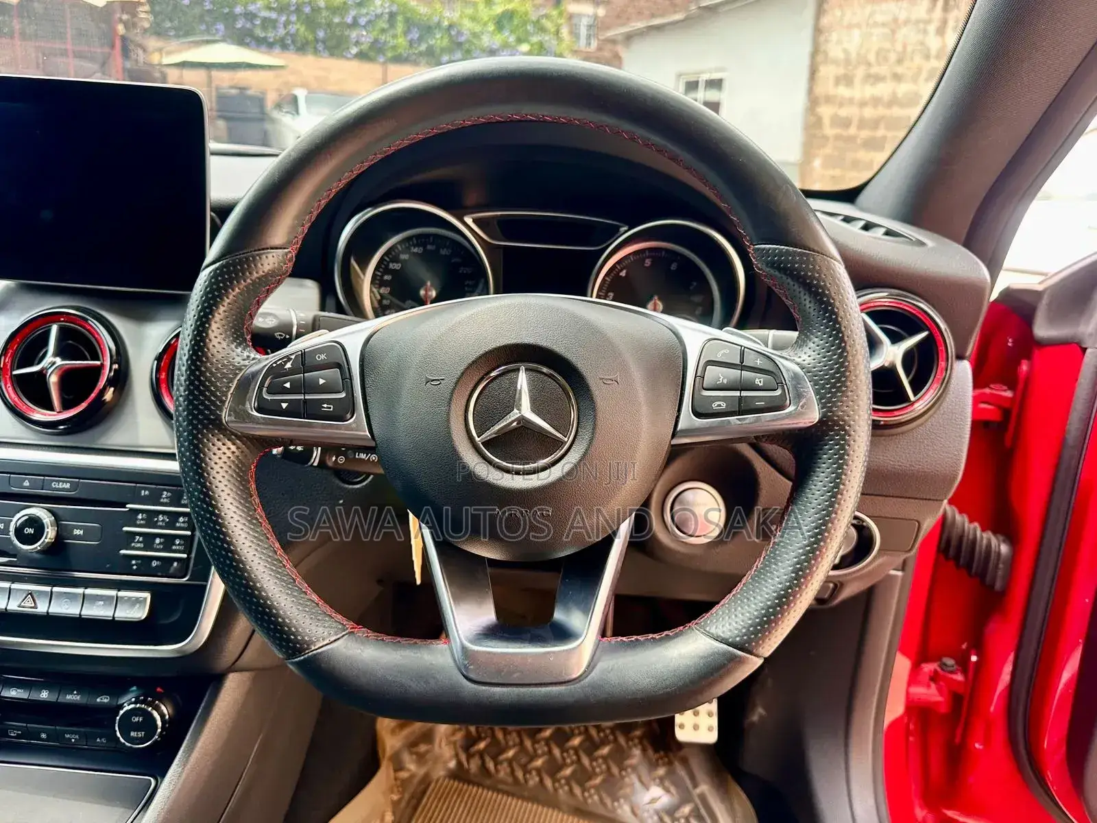 Mercedes-Benz CLA-Class 2017 Red