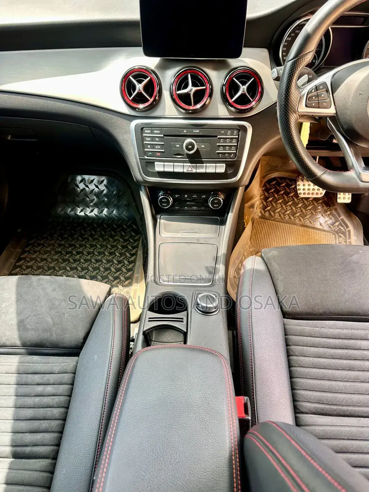 Mercedes-Benz CLA-Class 2017 Red