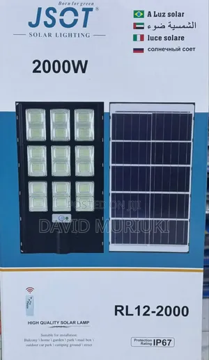 Jsot Solar Street Light (Rl) Model300wats Hp