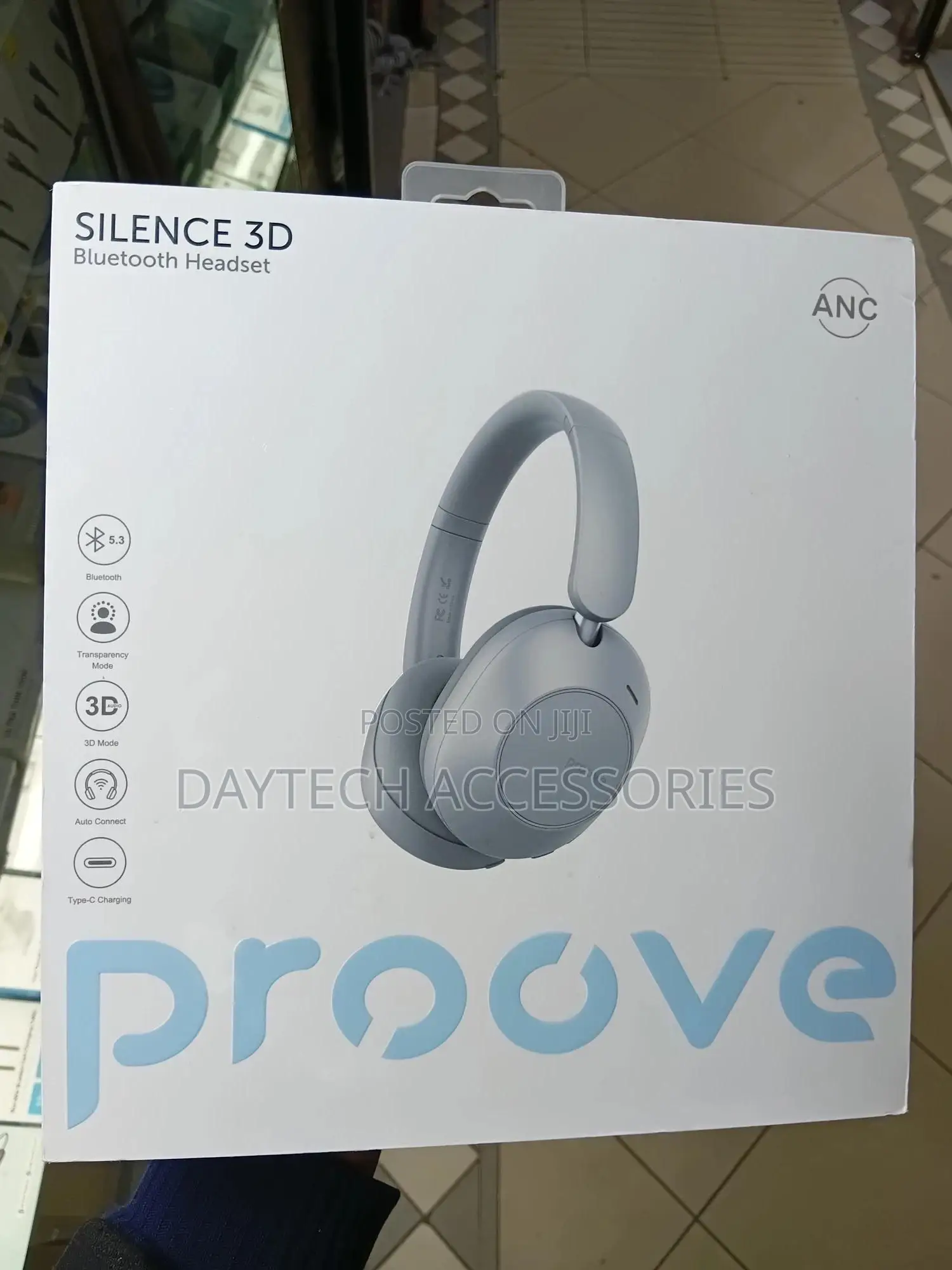 This Is a Proove Silence 3d Bluetooth Headset With Anc