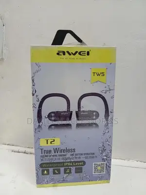 Awei T2 Wireless Bluetooth Earphones - Black