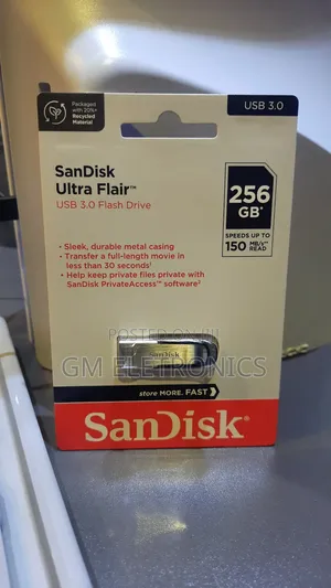Original Usb 3.0 Flash Drive 256gb Capacity.