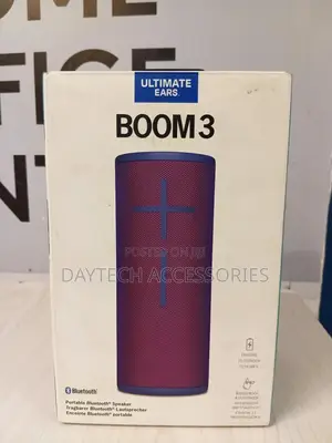 Logitech Ultimate Ears Boom 3 Portable Bluetooth Speaker – 15-Hr