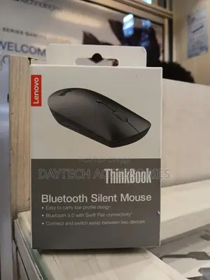 Lenovo - Thinkbook Bluetooth Silent Mouse - Optical Wireless.