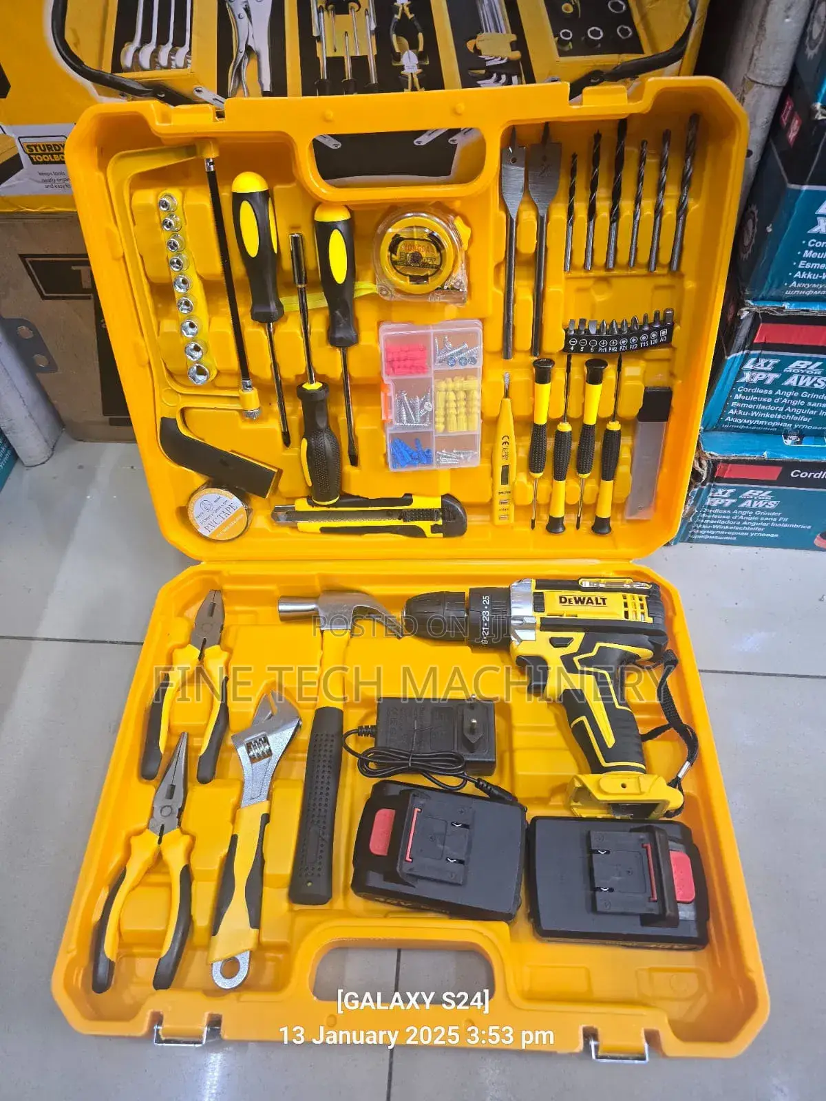 Dewalt Cordless Electric Set/47pc Tool Set