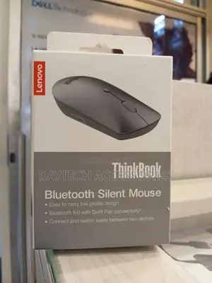 Original Lenovo Bluetooth Mouse for Home Office Pc - Gray