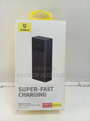 Baseus Star-Lord 30000mah Digital Display Fast Charging Power Bank.
