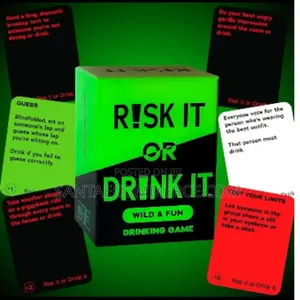 Risk It Or Drink It Board Game