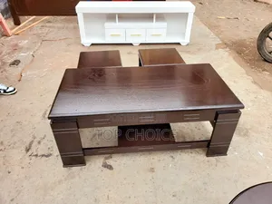 Brown Rectangle Coffee Table
