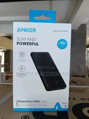 Anker Powercore Slim 10000mah Power Bank A1229h15 Black