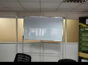 6ft ×4ft Magnetic Whiteboard With Wheeled Stand for Group Teachings