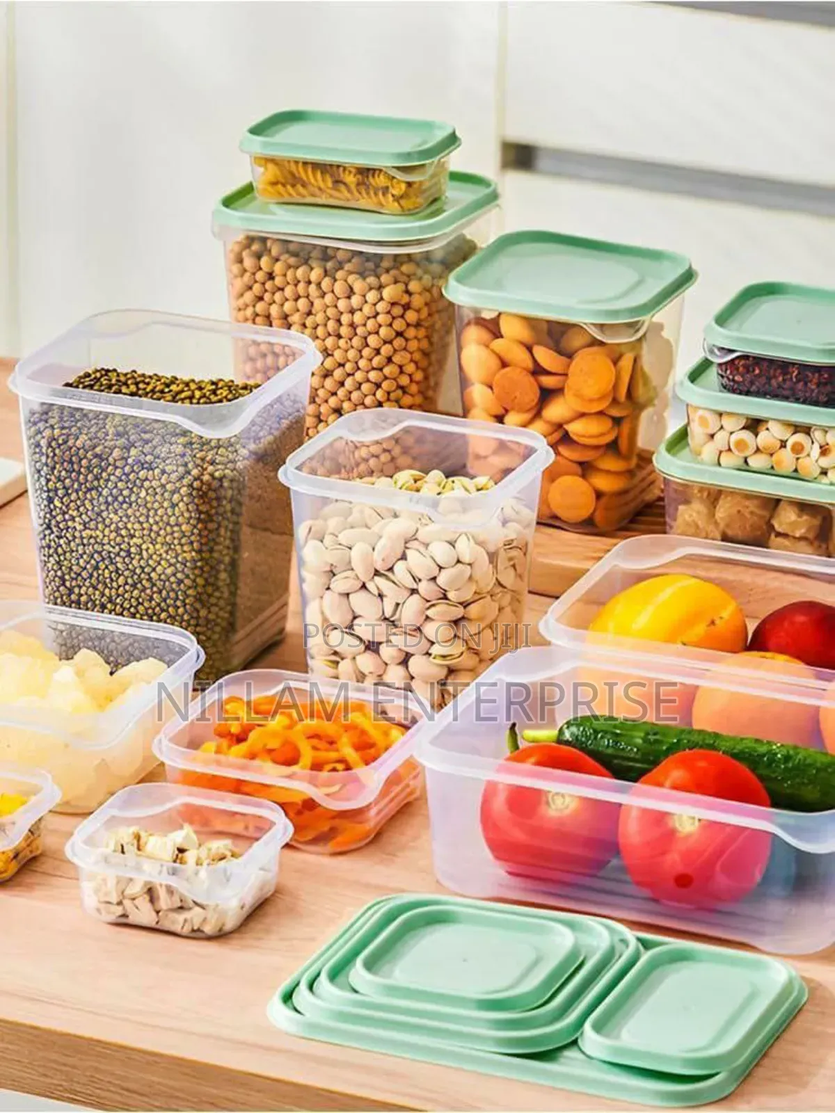 17pcs Food Storage Boxes With Lids