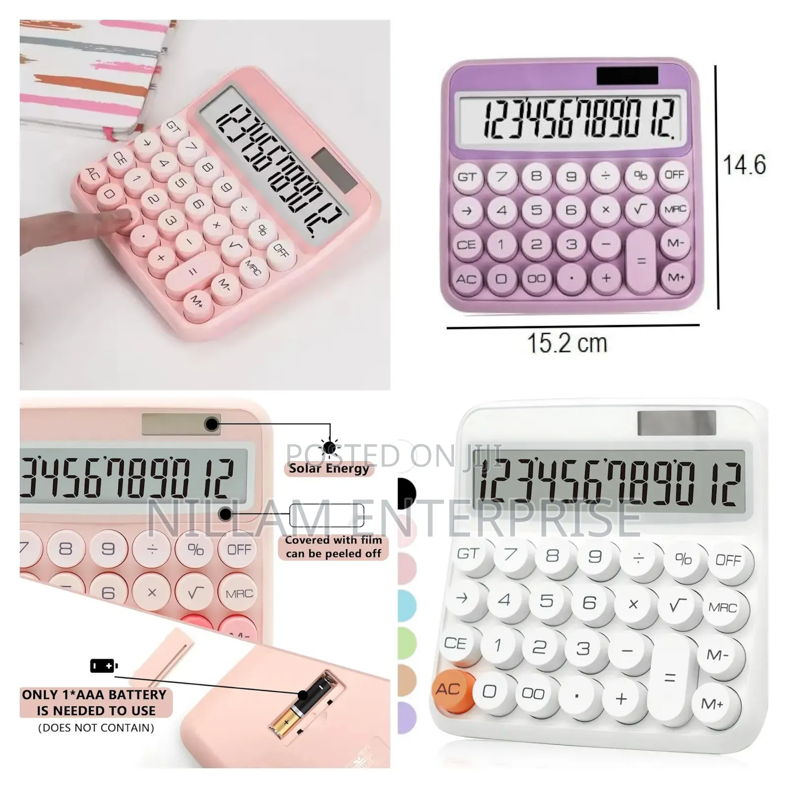 *12 Digit Solar Energy Calculator