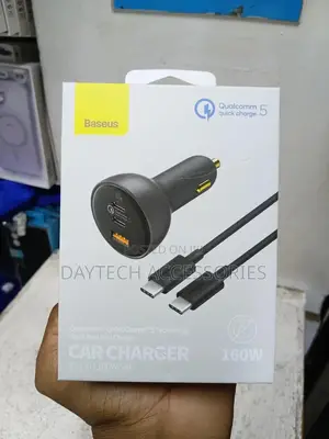 Baseus Qualcomm Quick Charge 5 160w Fast Charge Car Charger.