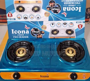 Icona 2 Burner Gas Stove Stainless Steel Cooker