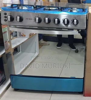 60*80 Unitech 5 Burner Freestanding Full Gas Cooker