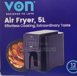 Von 5l Digital Slim Design Air Fryer