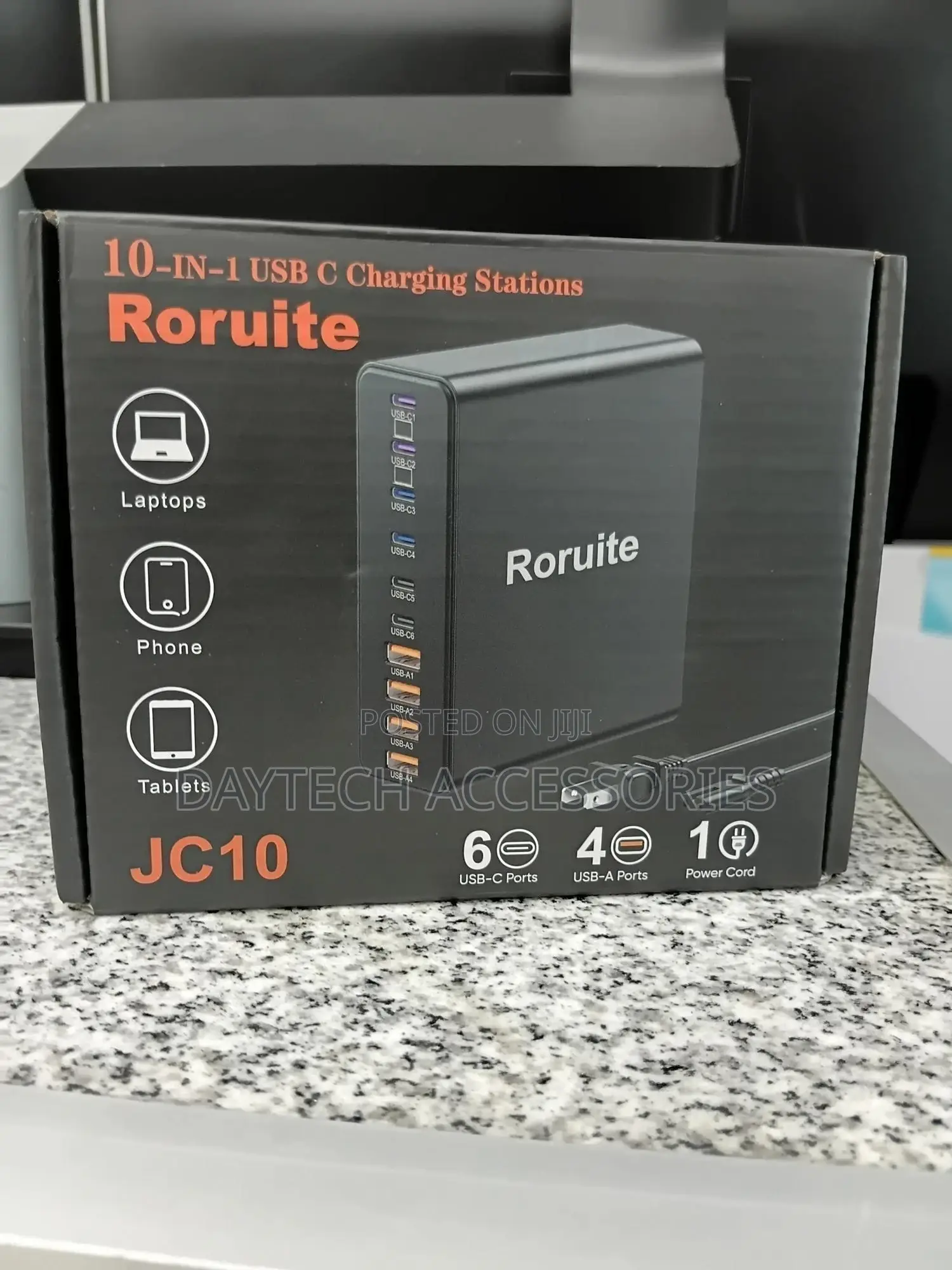 This Is a Roruite 10-in-1 Usb C Charging Station (Model Jc10).
