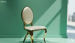 Stainless Steel Dining Banquet Chair – Strong and Elegant