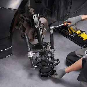 2pcs, Spring Compressor, 28cm Coil Strut Tool With Safety Bracket