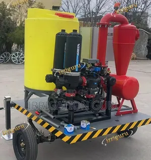 Self-Powered Irrigation System, Mobile Fertigation. Irriguru Frees