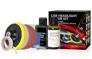 Headlight Restoration Kit, Restore Repair Yellow Faded Headlights