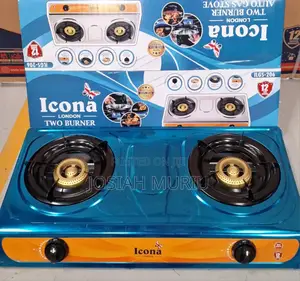 Icona 2 Burner Gas Stove Stainless Steel Cooker