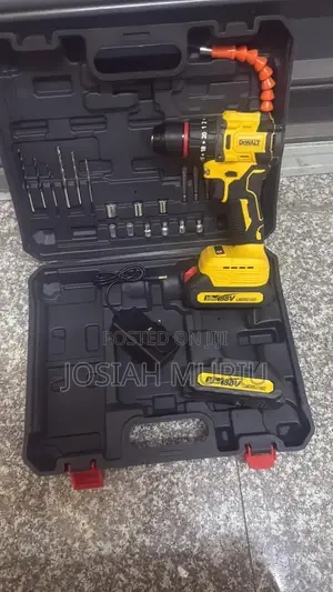 Dewalt Cordless Drill Machine Set With 2 Batteries