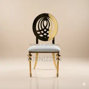 Luxury Stainless Steel Chair for Weddings and Events