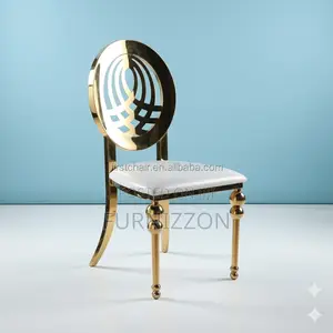 Premium Stainless Steel Wedding Chair for Banquets