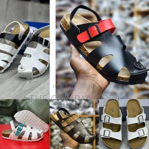Quality Leather Unisex Casual Open Cock Jesus Sandals Shoes