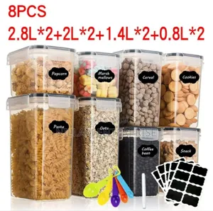 *8 PCS Food/Pantry Storage Containers*