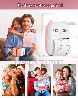Mini Thermal Printer,Bluetooth Labler Maker,Portable Sticker Printer